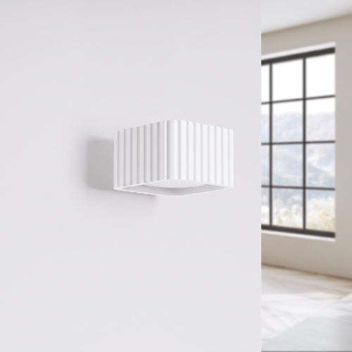 Sollux Lighting Wandlamp RIFF wit Gx53 - 10x12x6cm