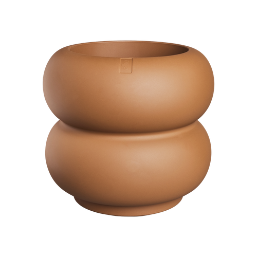 elho amber roll low 43 karamel | Bloempot |Premium statementdesign