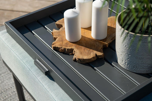 Larissa hocker - carbon black - mint grey