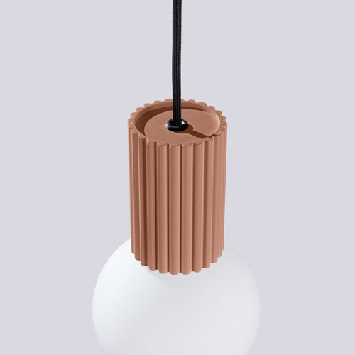 Sollux Lighting Hanglamp HALO 1 mokka - 12x12x120cm