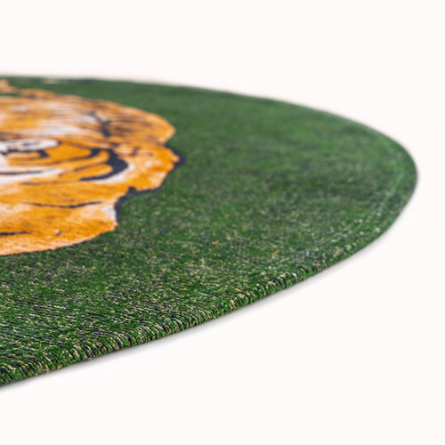 Louis De Poortere vloerkleed Green On Fire - groen - 240x240cm - vtwonen shop