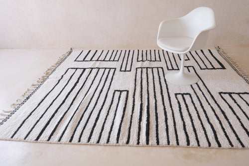 AFK Living vloerkleed Berber - handgemaakt - Wol - 214 x 291 cm