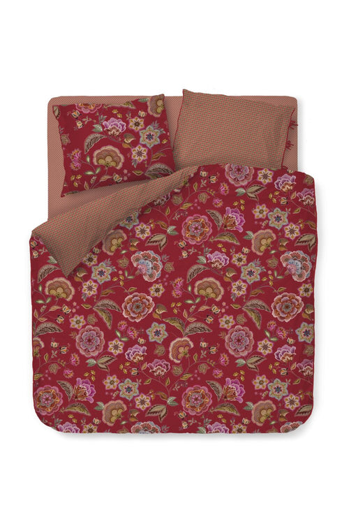 Pip Studio Dekbedovertrek Matata - 240 x 200/220 cm - Rood