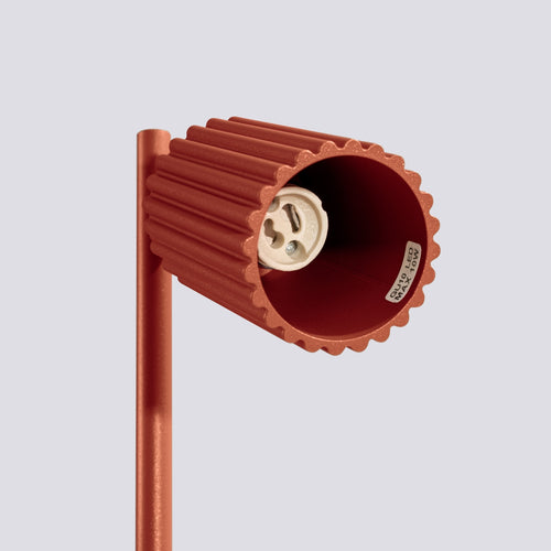 Sollux Lighting Tafellamp KARBON rood oker - 14,5x19,5x43cm