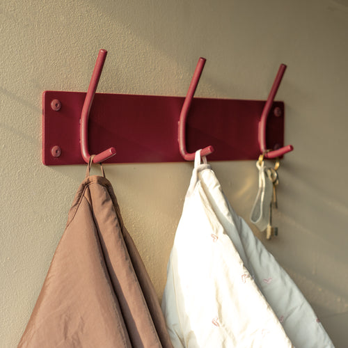 Spinder Design kapstok Fusion 3 - Burgundy - 3 haken