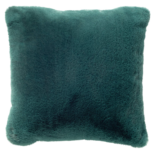 ZAYA - kussenhoes 45x45 cm - bontlook - effen kleur - Bayberry - groen