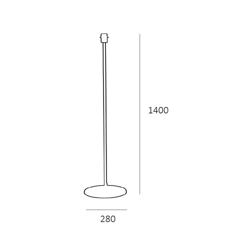 Artdelight Vloerlamp Tondo - Mat Staal
