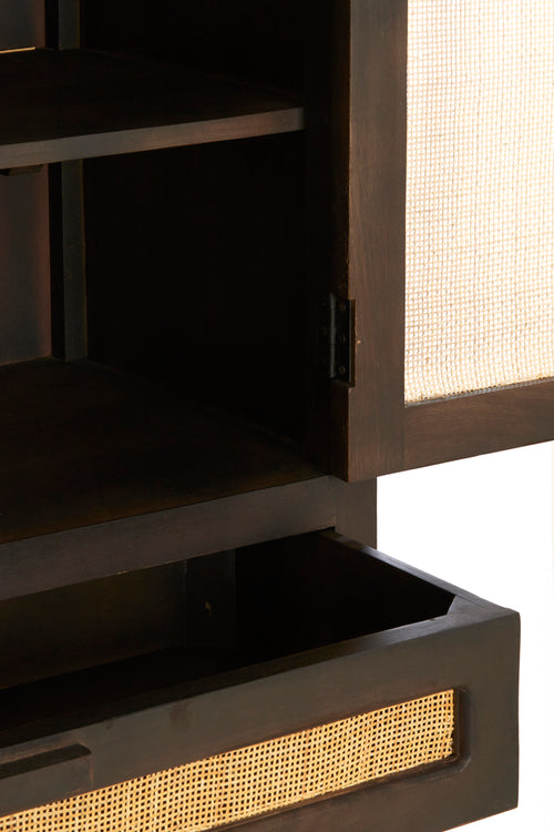 Light & Living kast NIPOS - 90x45x160cm - bruin - vtwonen shop