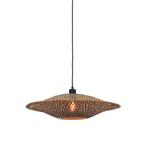 GOOD&MOJO hanglamp Bali - bruin - Ø60cm - vtwonen shop