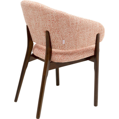 Kare Design Stoel met armleuningen August Melange roze