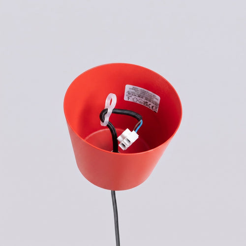 Sollux Lighting Hanglamp BILO rood - 35x35x120cm