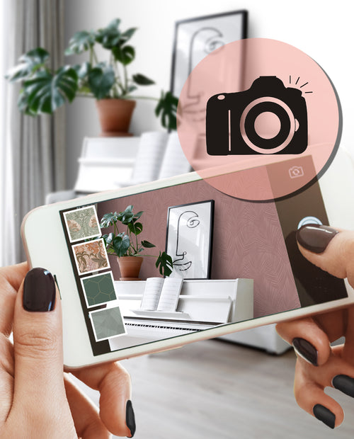 ESTAhome behang palmbladeren oudroze - 53 cm x 10.05 m - 131220 - vtwonen shop