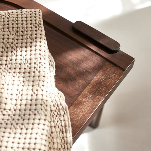 Tikamoon Stoel in massief mindihout - Bruin - vtwonen shop