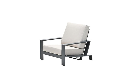 Lincoln verstelbare fauteuil - carbon black - desert sand - vtwonen shop