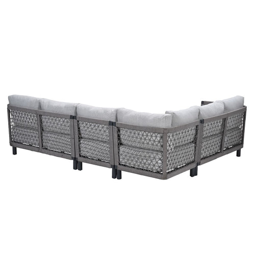 Garden Impressions Loungeset Oliver 4-delig - donker grijs