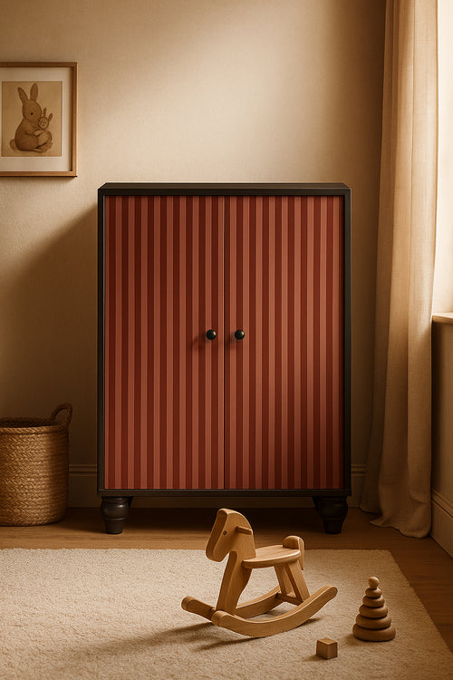 Dressoir met 2 deuren van gemelamineerd MDF en soft-close MARCUS