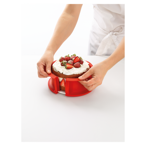 Lékué Springvorm Rond + Keramisch bord ø15 cm
