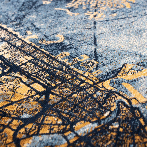 Louis De Poortere vloerkleed Gold Sea - multicolor - 240x240cm - vtwonen shop