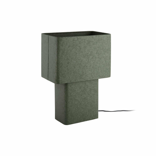 Leitmotiv tafellamp Boaz Recto - groen - 31x18x42cm