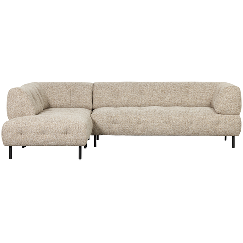 WOOOD hoekbank links Lloyd - Polyester - Naturel - 77x267x205/91