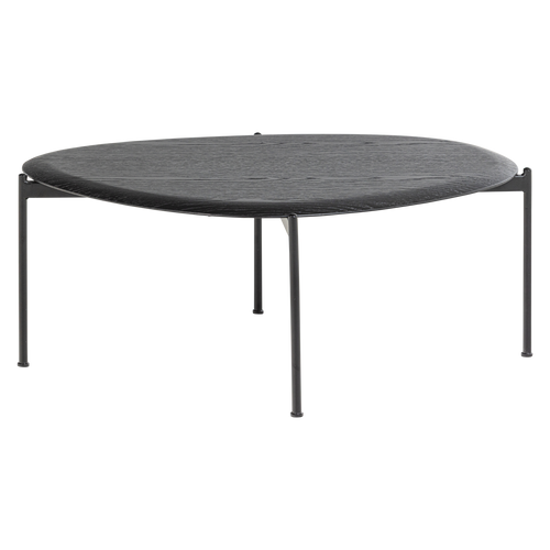 WOOOD salontafel Kota - MDF/Fineer - Zwart - 36x92x68