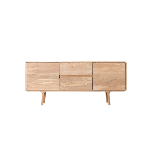 Gazzda Fawn Sideboard Naturel - Houten Dressoir - 150 x 45 cm