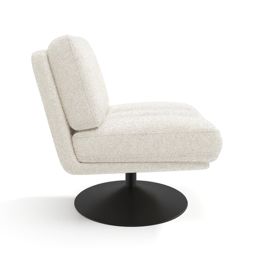 Sia Home - Fauteuil TIMELESS - Bouclette stof - Ecru - 60.5cm