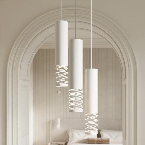 Sollux Lighting Hanglamp LAMI 1 wit - 8x8x125cm