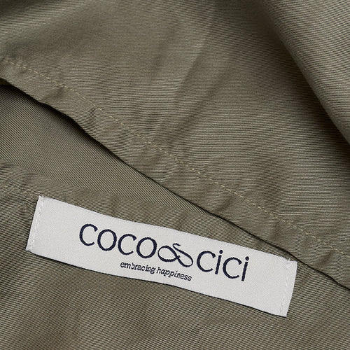 Coco & Cici - TENCEL Twill Kussensloop Olijfgroen - 1 kussensloop 50x60