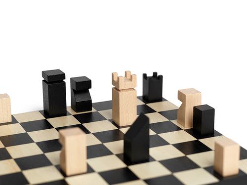Printworks Spel - Chess Wood - The Functionalist