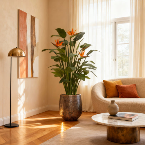 Maxifleur Strelitzia Deluxe kunstplant 145 cm