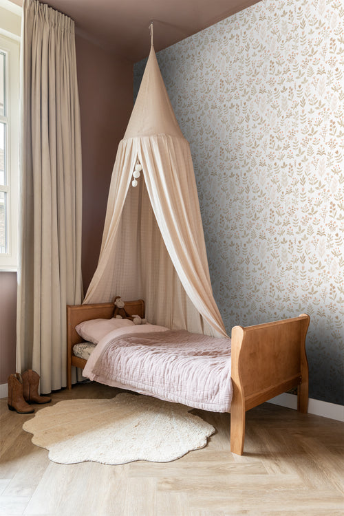 ESTAhome behang veldbloemen beige - 50 x 900 cm - 131092 - vtwonen shop
