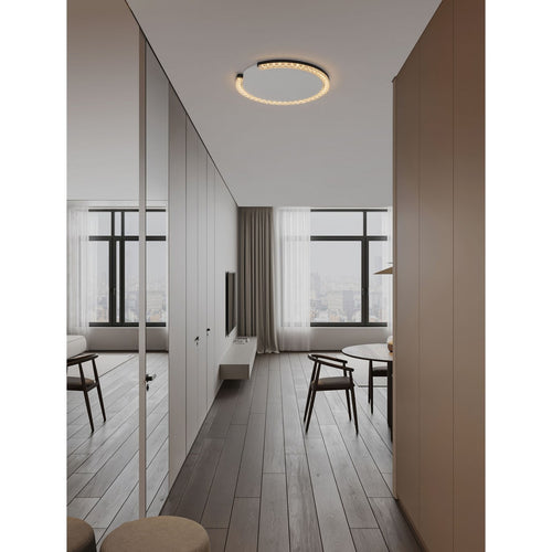 Nova Luce GREAMY Decoratieve plafondlamp Sandy Black Triac dimbare LED 21W 1365lm 3000K