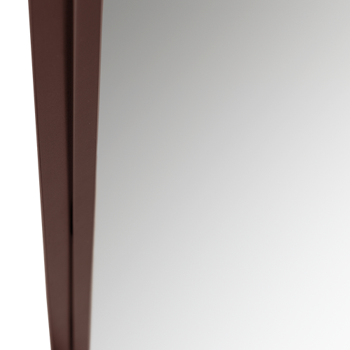 WOOOD spiegel Doutzen - Metaal - Bordeauxrood - 110x40x5
