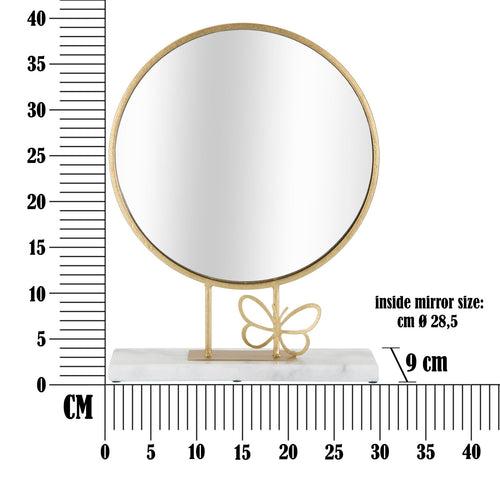 Mauro Ferretti tafelspiegel - 30x9x39,5 cm - goud