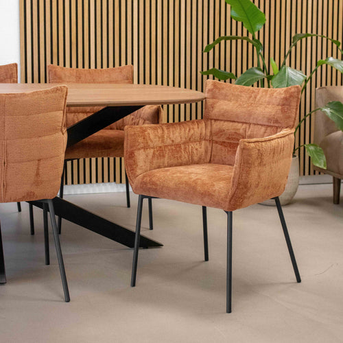 Kick eetkamerstoel Goos - Terra - vtwonen shop