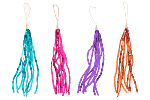 J-Line kersthanger bundel - kunststof - mix - 4 stuks