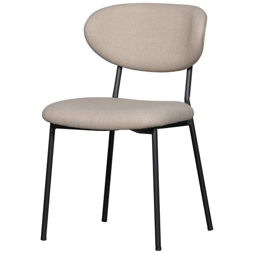 WOOOD eetkamerstoelen Kjeld - Polyester - Naturel - Set van 6 - vtwonen shop