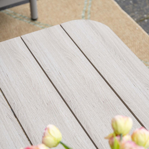 Garden Impressionsloungetafel Burela 130x70 cm - taupe-light teak look