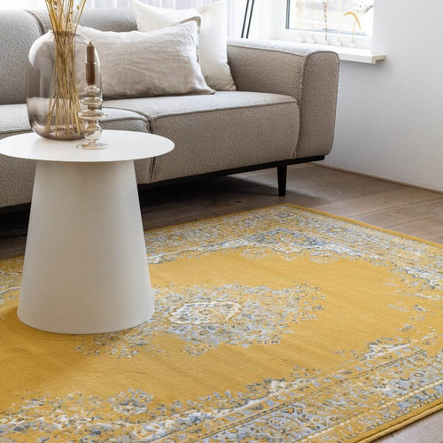 Interieur05 Vintage Vloerkleed Keshan Geel - 160 x 230 cm - vtwonen shop