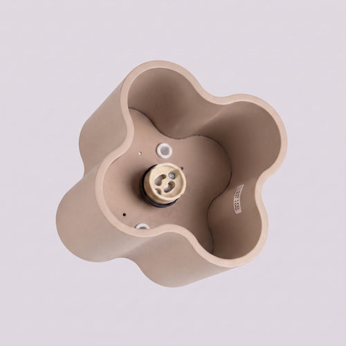 Sollux Lighting Plafondlamp OVIO 1 taupe GU10 - 12x12x10cm