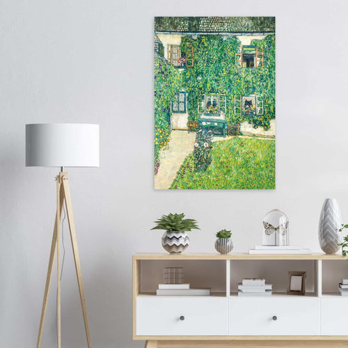 Artfulprints  Gustav Klimt - The house of Guardaboschi   poster 30x40 cm