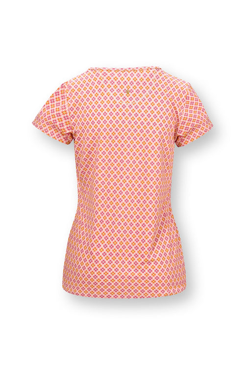 Pip Studio - Tilly Pyjama Shirt - Dames - Mojo - Roze - S - vtwonen shop