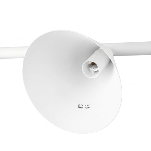 Sollux Lighting Kroonluchter NOX 4L wit - 122x14x215cm