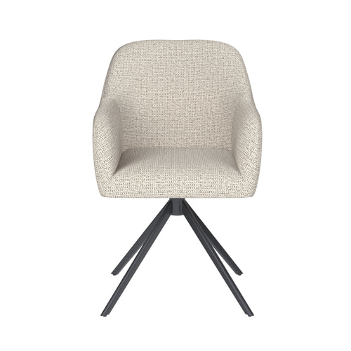 Housecraft Living Otis Eetkamerstoel Draaibaar Metaal Off-White - Beige - vtwonen shop