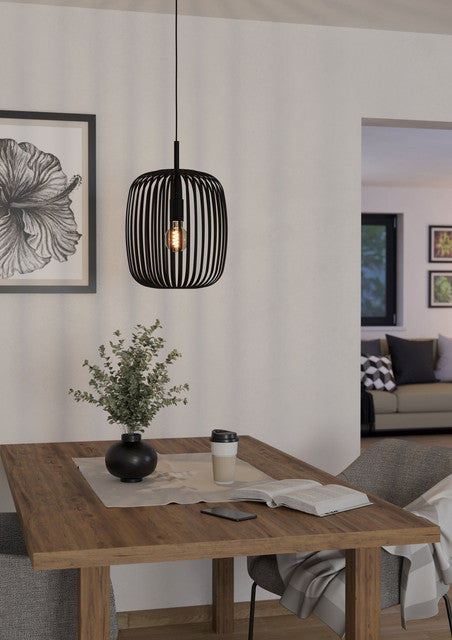 EGLO hanglamp Romazzina - e27 - ø 32,5 cm - zwart/geelkoper - vtwonen shop