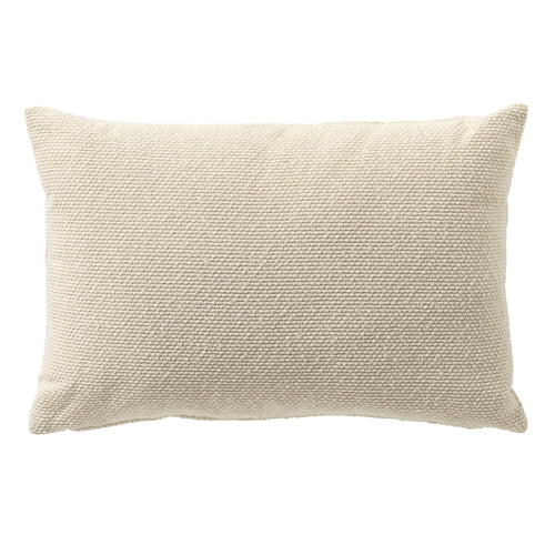 JULIO - buitenkussen 40x60 cm - waterafstotend - Marshmallow - wit