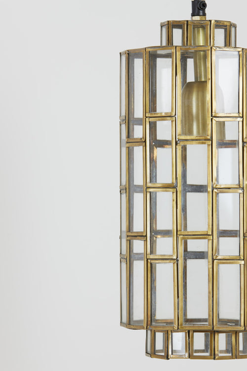 Light & Living hanglamp Søstrene - brons - 15x15x31 cm