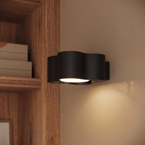 Sollux Lighting Plafondlamp OVIO 1 zwart Gx53 - 12x12x6cm