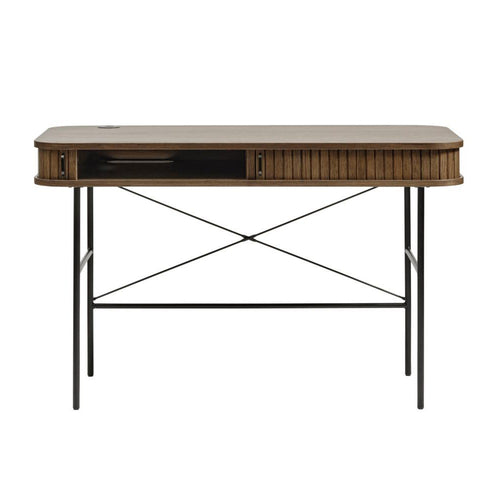 Olivine Lenn houten bureau gerookt eiken - 120 x 60 cm - vtwonen shop